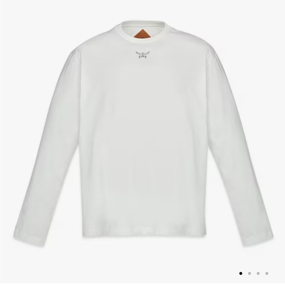Palm Angels White Long Sleeve Shirt - Picture 2 of 5